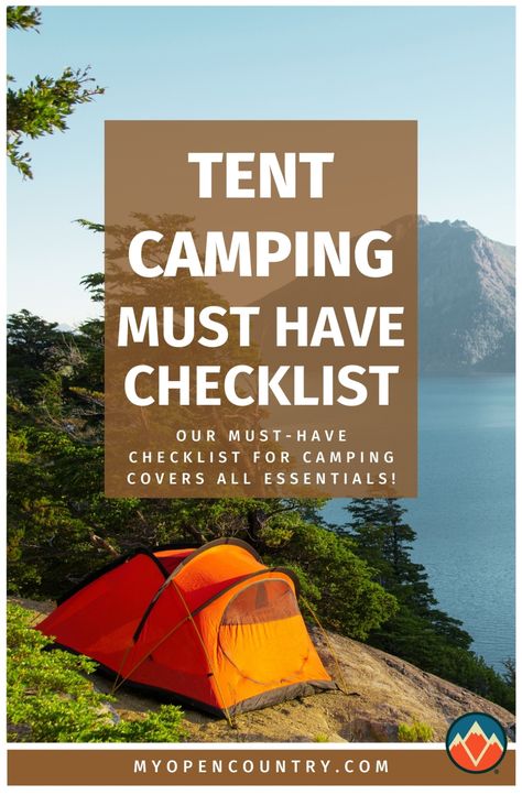 Our must-have checklist for tent camping covers all essentials from multi-use tools to eco-friendly toiletries. Ensure you're well-prepared with reliable gear that makes setting up camp easy, secure, and enjoyable. Ideal for both quick weekend getaways and extended stays in the wild. | Learn more about Things to take camping Week Long Camping Trip Packing Lists, Camping Supplies List, Tent Camping Must Haves, Tent Camping Essentials, Things To Take Camping, Camping Trip Packing List, Camping Trip Essentials, Tent Camping Ideas, Tent Camping Checklist