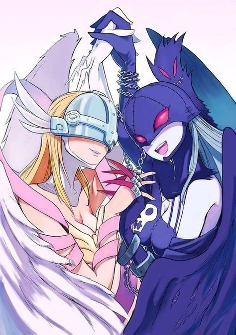 Angewomon VS ladydevimon Anime Twins, Digimon Wallpaper, Digimon Frontier, Digimon Tamers, Digimon Digital Monsters, Digimon Adventure Tri, Bd Comics, Digimon Adventure, Anime Eyes