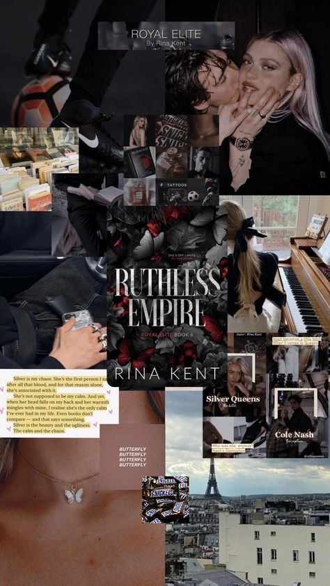 Ruthless Empire Aesthetic, The Darkest Note By Nelia Alarcon, Ruthless Empire Rina Kent, Ruthless Empire, Book Hangover, Romance Series Books, Book Reading Journal, Literary Characters, Rina Kent