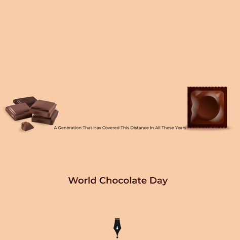 #WorldChocolateday2020 #worldchocolateday #chocolate World Chocolate Day Creative Ads, Chocolate Day Creative Ads, Chocolate Creative Ads, Medical Ads, International Chocolate Day, Chocolate Cube, World Chocolate Day, Children's Day Poster, Ads Creative Advertising Ideas