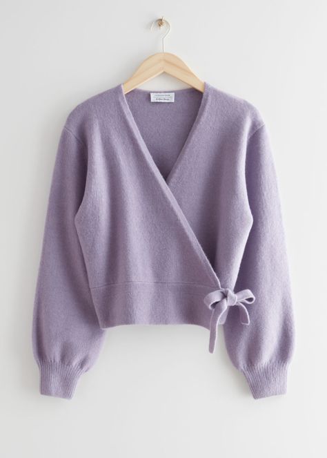 Lilac Cardigan, Knitted Wrap, Women's Cardigans, Straight Clothes, Knit Wrap, Cardigan Outfits, Wrap Cardigan, Cardigan Sweaters For Women, Wrap Sweater