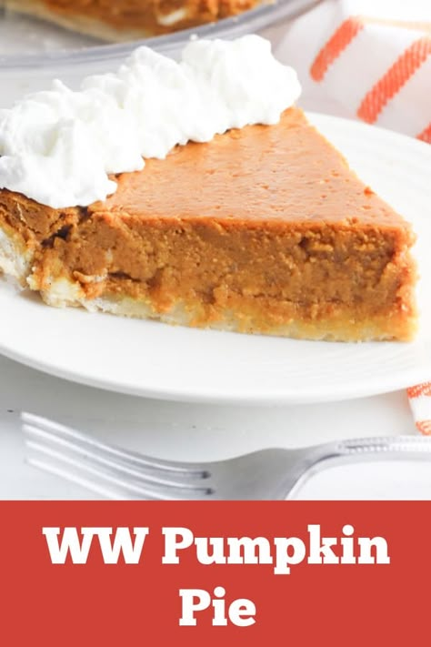 Weight Watchers Pumpkin Pie Crustless, Ww Pumpkin Pie, Ww Pumpkin Pie Weight Watcher Recipes, Ww Pumpkin Pie Recipe, Ww Pies, Ww Desserts Easy, Ww Pie, Weight Watchers Pumpkin Pie, Crustless Pumpkin Pie Cupcakes