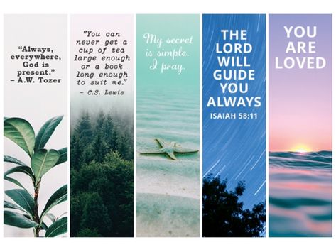 Printable Christian Bookmarks - Christianbook.com Blog Christian Book Marks, Printable Christian Bookmarks, Christian Bookmarks, Bookmarks Quotes, Bookmark Ideas, Bookmarks For Books, Kids Ministry, Bookmark Craft, Printable Bookmarks