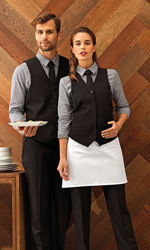 Restaurant Dress Uniform, Steakhouse Uniform, Restaurant Server Outfit, Fancy Waiter Uniform, Server Uniform Ideas, Restaurant Server Uniforms, Waiter Outfit Restaurants, Waiter Uniform Modern, Waiters Uniform Ideas