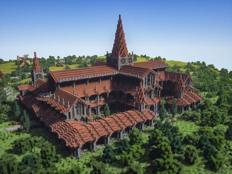 Minecraft Oasis, Minecraft Castle Designs, Building Styles, Minecraft Building Guide, Minecraft Interior, Minecraft Structures, Minecraft Castle, Minecraft Medieval, Rumah Minecraft