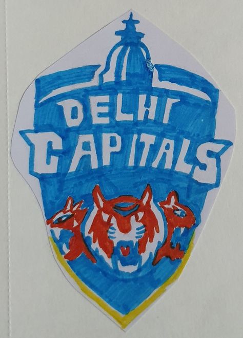 Delhi Capitals Logo, Delhi Capitals, Pot Holders, ? Logo, Drawings