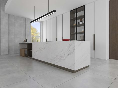 Summer Breeze-NEW | YDL Stone Ydl Stone, Summer Breeze, Warm Grey, Kitchen Ideas, Grey And White, Kitchens, Kitchen Dining, Interior Decorating, Room Divider