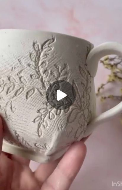 Ceramics Videos on Instagram: "Handbuilt ceramic mug by @ceramics_by_jas" Ceramics Videos, Diy Ideas, Ceramic Mug, Mug, Ceramics, On Instagram, Instagram, Craft Ideas