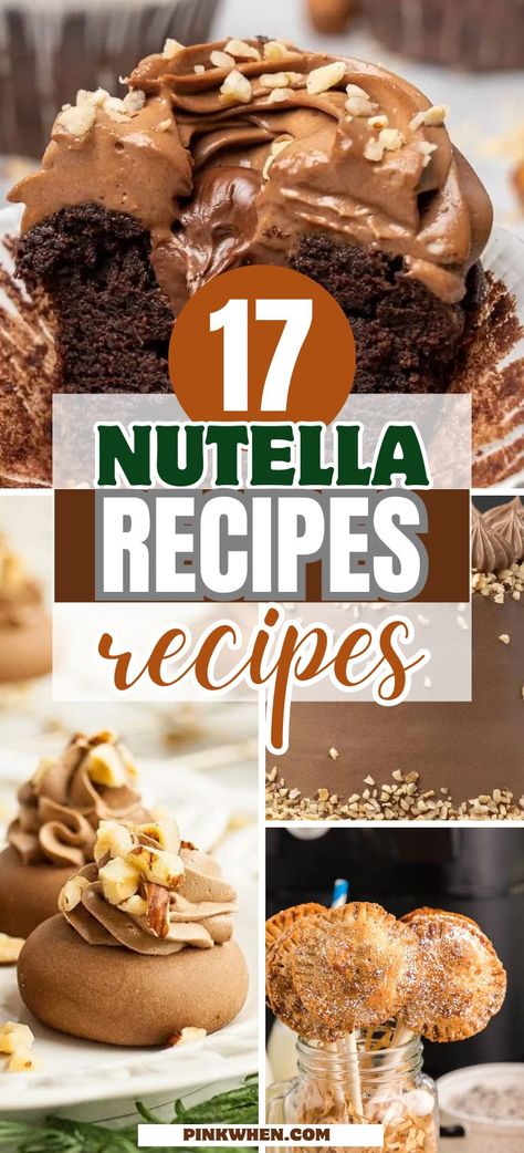 You’ll Go Nuts for These 17 Nutella Recipes Recipes Using Nutella Hazelnut Spread, No Bake Nutella Recipes, Nutella Dessert Recipe, Recipes Using Nutella, Recipes With Nutella, Best Nutella Recipes, Nutella Dessert Recipes, Homemade Nutella Recipes, Nutella Snacks