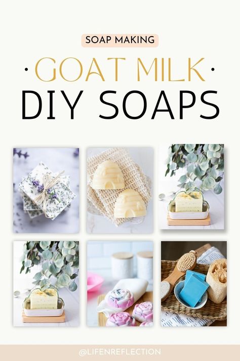 If you like making soap, in this article I'm sharing all you need to know about goat milk soap making--tips, secrets, and the best recipes! Try creating the perfect goat milk soap bars for your next soap project. Essential Oil Soap Recipe, Diy Goat Milk Soap, Melt And Pour Soap Recipes, Honey Soap Recipe, Goat Milk Soap Recipe, Milk Soap Recipe, Melt And Pour Soap Base, Homemade Soap Bars, Goats Milk Soap Base