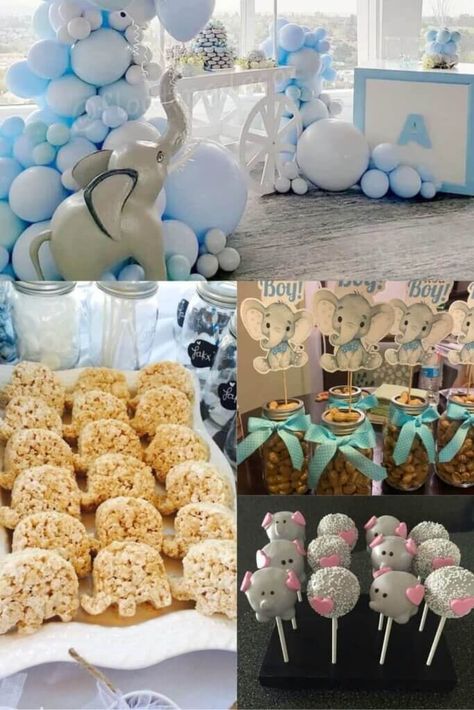 Baby Girl Elephant Shower Ideas Theme, Baby Elephants Baby Shower Ideas, Dumbo Baby Shower Theme Boys, Baby Elephant Baby Shower Ideas For Girl, Elephant Boy Baby Shower Theme, Elephant Themed Baby Shower Ideas Girl, Dumbo Themed Baby Shower Ideas, A Little Peanut Is On The Way, Little Peanut Baby Shower Ideas