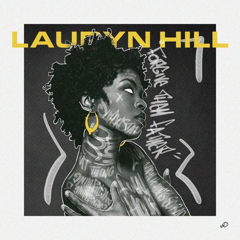 Lauryn Hill Art, The Miseducation Of Lauryn Hill, Ms Lauryn Hill, Miseducation Of Lauryn Hill, Rap Art, Lauryn Hill, Hip Hop Art, Music Album Cover, Photoshop Art