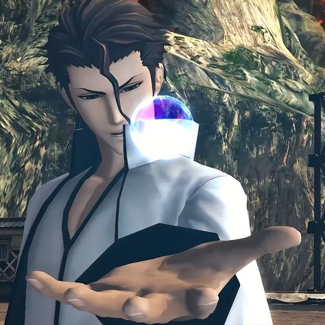 Aizen Plush, Aizen Sosuke Icons, Aizen Fanart, Aizen Pfp, White Hair Anime Guy, Aizen Sousuke, Aizen Sosuke, Afro Samurai, Bleach Anime Art