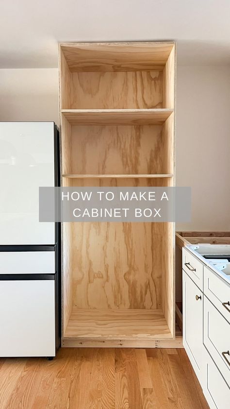 Making Cabinets, Diy Garage Work Bench, Garage Mudroom, Diy Garage Storage Cabinets, Building Kitchen Cabinets, Built In Pantry, Diy Garage Door, Storage Inspiration, Diy Pantry