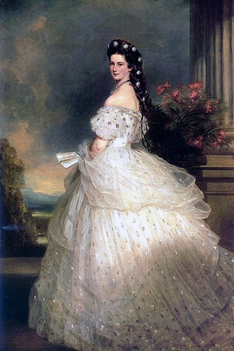 Charles Frederick Worth, Franz Xaver Winterhalter, Era Victoria, Victorian Paintings, Dress Painting, Rennaissance Art, Cross Paintings, Victorian Art, Old Paintings