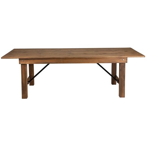 Large Rustic Dining Table, Farm Table With Bench, Rectangle Dining Room Table, Rustic Farm Table, Farmhouse Table With Bench, Crossback Chairs, Folding Dining Table, Grande Table, Farmhouse Dining Table