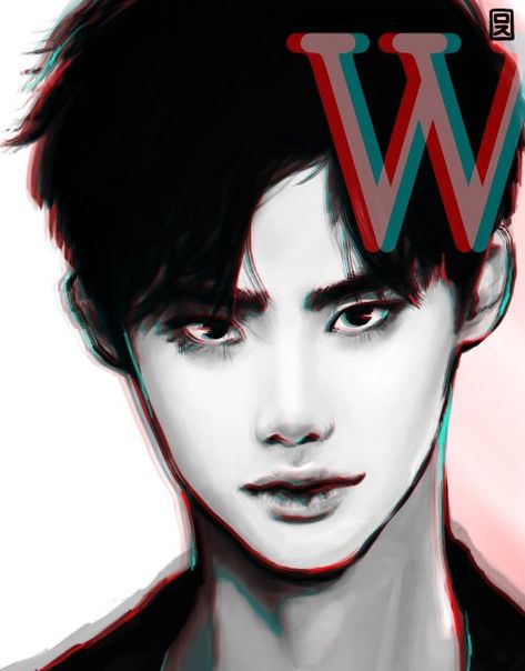 ~ Kang Chul Fan-Art ❤️🔥// Two Worlds Apart (K-Drama) W Two Worlds Wallpaper, W Korean Drama, Lee Jong Suk Wallpaper, Lee Jong Suk Cute, Kang Chul, Seni Korea, Gu Family Books, Lee Jung Suk, Art Hobby