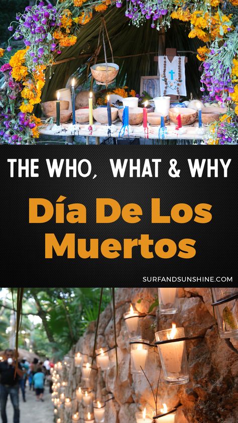 What do you know about Día De Los Muertos? This holiday also known as the Day of the Dead is approaching, and this celebration is much more than meets the eye via @jeanabeena Catholic Holidays, Dia De Los Muertos Decorations Ideas, All Souls Day, Riviera Cancun, Mexico Culture, American Travel, Top Travel Destinations, Fall Travel, Best Seasons