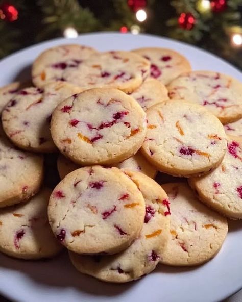 Cranberry Orange Shortbread Bliss Cranberry Orange Shortbread, Orange Shortbread Cookies, Lobster Cream Sauce, Cranberry Shortbread Cookies, Orange Shortbread, Cranberry Orange Shortbread Cookies, Cranberry Orange Cookies, Citrus Twist, Shortbread Recipes