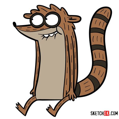 How to draw Rigby | Regular Show Rigby Regular Show, Teen Titans Go Characters, Movie Nerd, Space Artwork, Regular Show, Dope Cartoon Art, Guided Drawing, Cartoon Tv, Drawing Videos