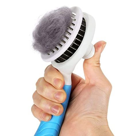 Cat Massage, Cat Grooming Tools, Slicker Brush, Cat Allergies, Tangled Hair, Cats Pet, Pet Brush, Cat Care Tips, Dog Brushing