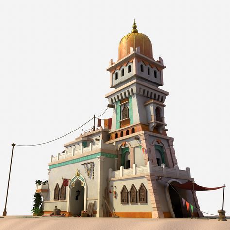 Moroccan House, Moroccan Houses, Egypt Concept Art, Planet Coaster, Props Concept, Building Concept, Substance Painter, Concept Home, Desert Homes