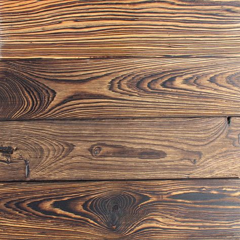 TAIYO from the CHARRED collection by reSAWN TIMBER co. features cypress burnt in the Japanese style of shou sugi ban. Wood Cladding Texture, Japanese Exterior, Cladding Texture, Ceiling Cladding, Interior Cladding, Charred Wood, Sugi Ban, Shou Sugi Ban, Wood Cladding