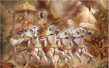 Download Krishna Arjun Images | Krishna Arjun Rath Image & Photo For Free Download Inspirational Poems In Hindi, Yoga In Hindi, Patriotic Poems, What Is Yoga, The Mahabharata, Inspirational Poems, Wall Canvas Painting, Lord Krishna Wallpapers, Krishna Wallpaper