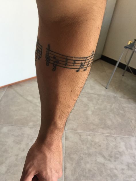 Music Measure Tattoo, Music Bar Tattoo, Sleeve Tattoos For Guys Music, Musician Tattoo Ideas Men, Musician Tattoo Ideas, Music Tattoo Designs Sleeve, Arm Tattoos Music, Music Tattoo Designs Men, Guitar Tattoo For Men