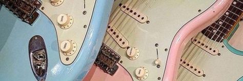 Blue Twitter Header, Pink Twitter, Pink Guitar, Cute Twitter Headers, Cute Headers For Twitter, Twitter Header Pictures, Fotografi Vintage, Twitter Header Aesthetic, Twitter Header Photos