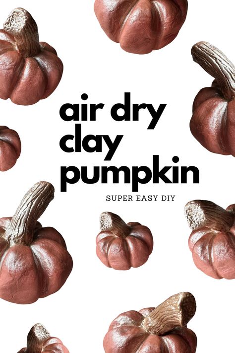 It is fall season and it is time to make some decors for home. This is super easy way to make cute pumpkins and decorate your room. Just grab some air dry clay and let's go! 🍁 Air Dry Clay Pumpkins, Clay Pumpkins, Decorative Pumpkin, Cute Pumpkins, Fall Craft, Halloween Craft, Diy Youtube, Autumn Season, Cute Pumpkin