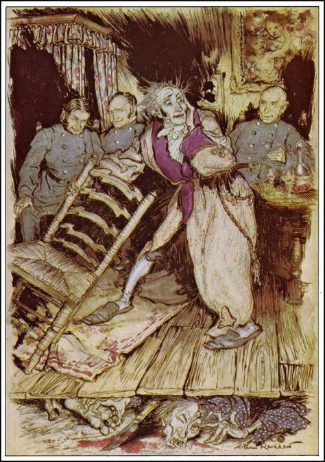 Classic Illustrations of Edgar Allan Poe's Short Stories The Tale Tell Heart, Tale Tell Heart, Edgar Allan Poe Illustration, Telltale Heart, Edgar Allan Poe Art, Tales Of Mystery And Imagination, Tell Tale Heart, The Tell Tale Heart, Harry Clarke