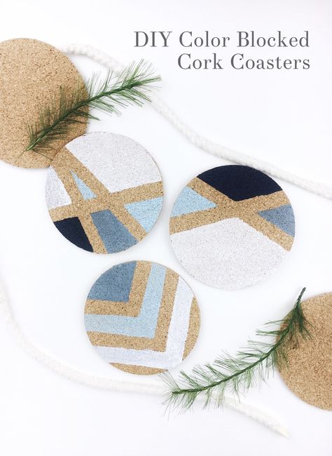 Paint Cork, Coaster Projects, Coaster Crafts, Coaster Art, Mixing Colors, Diy Ombre, Cork Diy, Diy Coasters, Cork Coasters