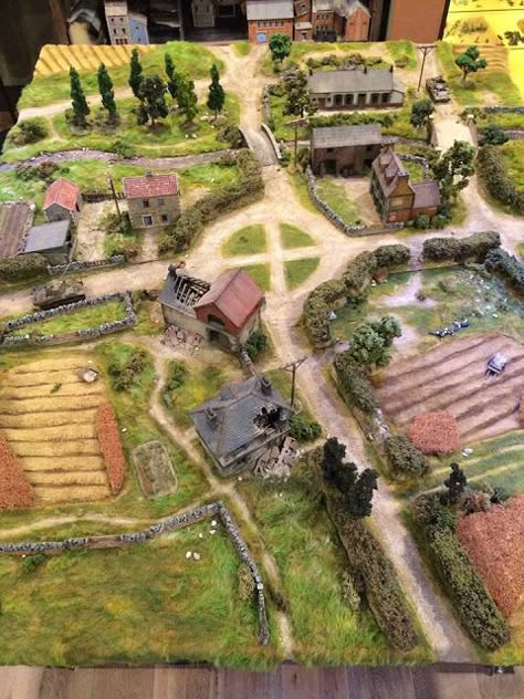 Miniature Town Models, Medieval Dynasty, Medieval Cottage, Science Model, Model Terrain, Gaming Tables, Wargaming Table, Miniature Village, Medieval House