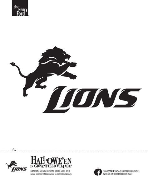 Lion Pumpkin Carving, Lion Pumpkin, Detroit Logo, Lion Stencil, Sports Crafts, Pyrography Ideas, Pumpkin Carving Stencils, Pumpkin Stencils, Pumkin Carving