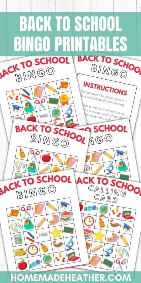 Back To School Games Preschool, Back To School Bingo Free Printable, Back To School Games For Kids, Fun School Games, Peep Ideas, Bingo Printable Free, Back To School Bingo, Free School Printables, School Games For Kids