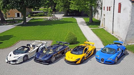 A Lamborghini Veneno, Koenigsegg One:1, McLaren P1 and Bugatti Veyron 16.4 Most Expensive Lamborghini, Veneno Roadster, Audi R8 Gt, Blue Lamborghini, Lamborghini Lamborghini, Porsche Carrera Gt, Ferrari Laferrari, Lamborghini Veneno, Porsche 964