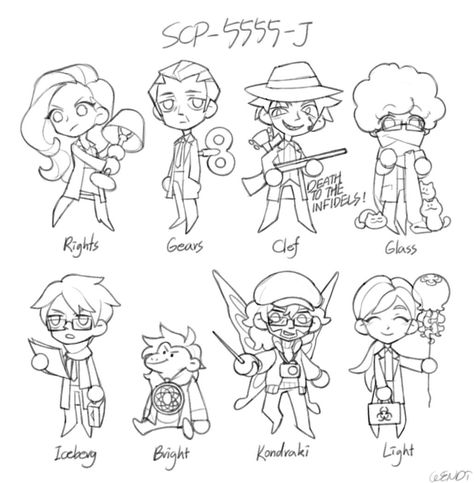 Dr Rights Scp, Scp Doctors, Scp Cb, Dr. Bright, Bird People, Camp Buddy, Chibi Characters, Funny Drawings, Funny Animal Jokes