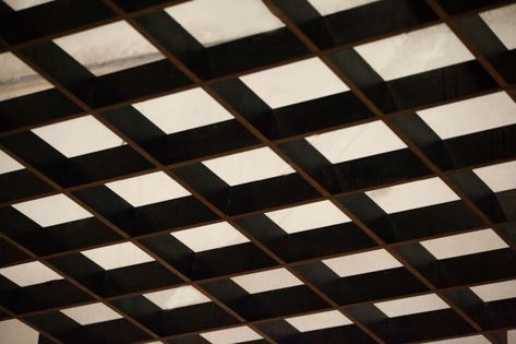 Maxi Grid | Waffle Ply profiles for Ceilings Waffle Ceiling, Grid Ceiling, Coffered Ceiling Design, Ceiling Grid, Ceiling System, Suspended Ceiling, Wooden Ceilings, Birch Ply, Coffered Ceiling