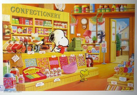 Store Illustration, Snoopy Store, Peanuts Charlie Brown Snoopy, Snoopy Dog, Snoopy Comics, Vintage Snoopy, Peanuts Comic Strip, Peanuts Snoopy Woodstock, Snoopy Images