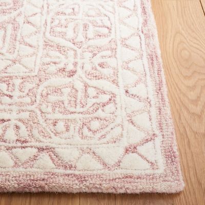 Safavieh Metro Freya 5 X 8 (ft) Wool Dark Pink/Ivory Indoor Abstract Bohemian/Eclectic Area Rug in the Rugs department at Lowes.com Dorm Rug, Dorm Room Rugs, Family Room Rug, Dorm Rugs, Colored Rug, Eclectic Area Rug, Cozy Boho, Chic Rug, Pink Ivory