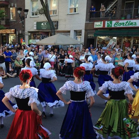 Montreal's Italian Week Traditional Dance, Little Italy, Montreal, This Summer, Tulle Skirt, Saint Laurent, Dj, In Italy, Festival