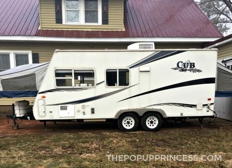 Small Travel Trailer Remodel, Hybrid Travel Trailers, Rockwood Roo, Small Travel Trailer, Pop Up Princess, Hybrid Camper, Glamper Camper, Small Camper, Camper Organization