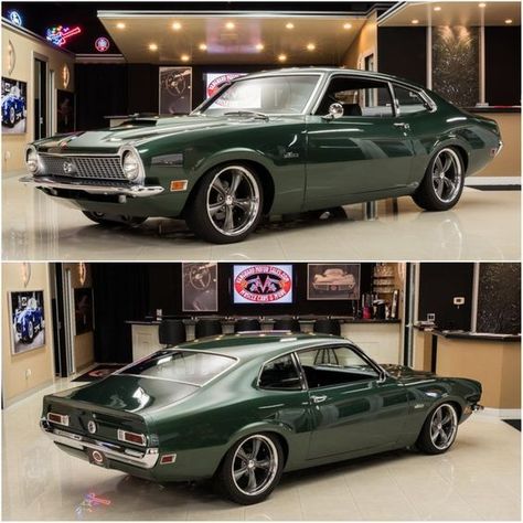 1970 Ford Maverick Vintage Concept, Concept Cars Vintage, Custom Muscle Cars, Ford Maverick, Ford Cars, Dream Garage, Street Cars, Car Brands, Muscle Car