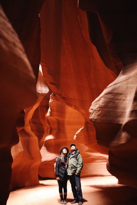 Couples That Adventure Together | Antelope Canyon Tours | Upper Antelope Canyon | Page, Arizona | Arizona Travel Guide | elanaloo.com Upper Antelope Canyon, Arizona Travel Guide, Trip To Grand Canyon, Page Arizona, Arizona Road Trip, Adventure Couple, Arizona Travel, The Grand Canyon, To Infinity And Beyond