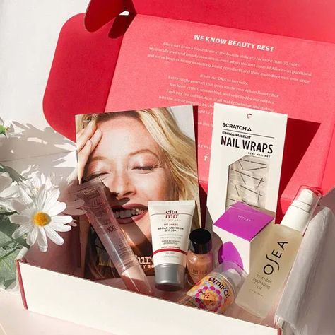 Beauty Subscription Boxes, Allure Beauty Box, Dollar Shave Club, Mini Magazine, Allure Magazine, Shea Butter Hand Cream, Allure Beauty, Celebrity Hair, Top Skin Care Products