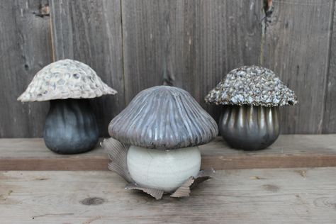 Raku Mushroom, Clay Sculpture, Ceramic Pottery, Stuffed Mushrooms, Cool Art, Sculpture, Ceramics