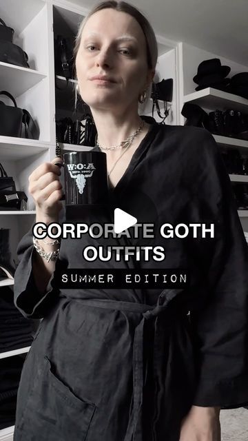 Goth Corporate Work Outfits, Corporate Goth Makeup, Professional Goth Work Outfits, Goth Work Outfits, Corporate Goth Outfits, Professional Goth, Goth Corporate, Corporate Outfit, Corporate Goth