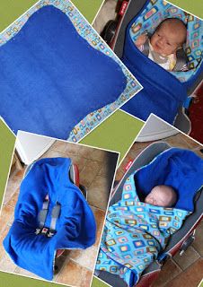 Managing The Mayhem: Homemade Car Seat Blanket Couture Bb, Car Seat Blanket, Diy Bebe, Baby Sewing Projects, Quilt Baby, Baby Projects, Baby Diy, Baby Time, Everything Baby