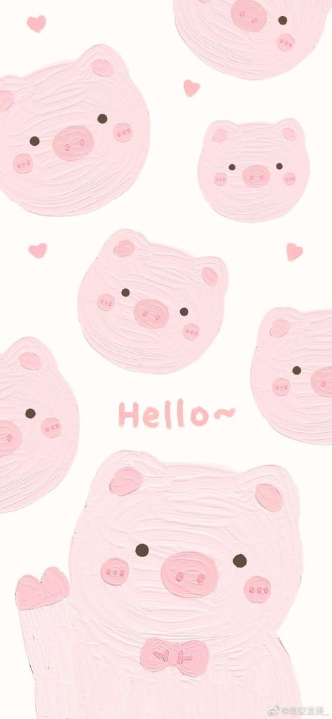 Piggy Wallpaper, Kaws Wallpaper, Njoy Obs, Pig Pictures, Pig Wallpaper, Cute Piggies, Wallpaper Cute, Kawaii Pig, Cute Cats Photos